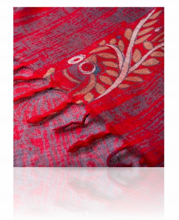 Палантин Женский W-TRIBAL1/RED